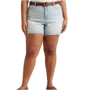 Lauren Ralph Lauren NWOT Light Wash Denim Shorts Size 22W